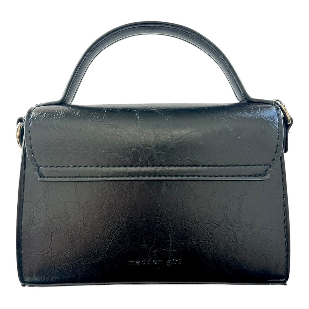 Madden Girl Black Mini Top Handle Purse Crossbody NWOT - Picture 6 of 6